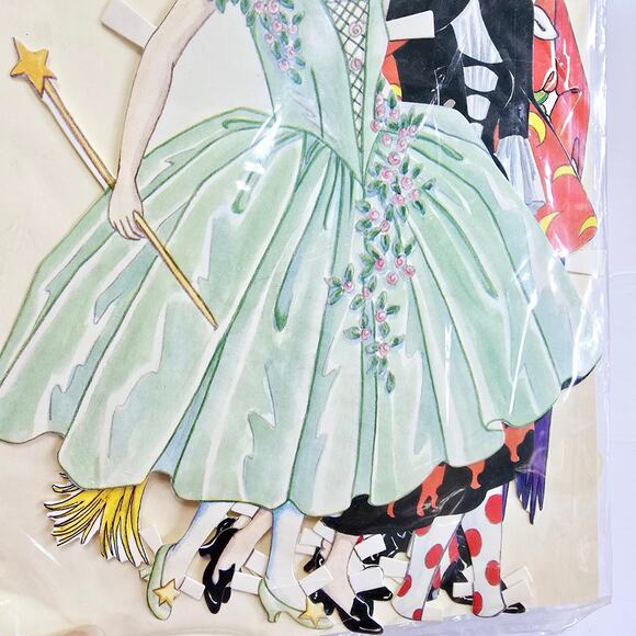 NIP Judy M. Johnson's Die-cut 1920 Masquerade Costume Cutout Paper Doll 8 7/8 - Picture 5 of 6
